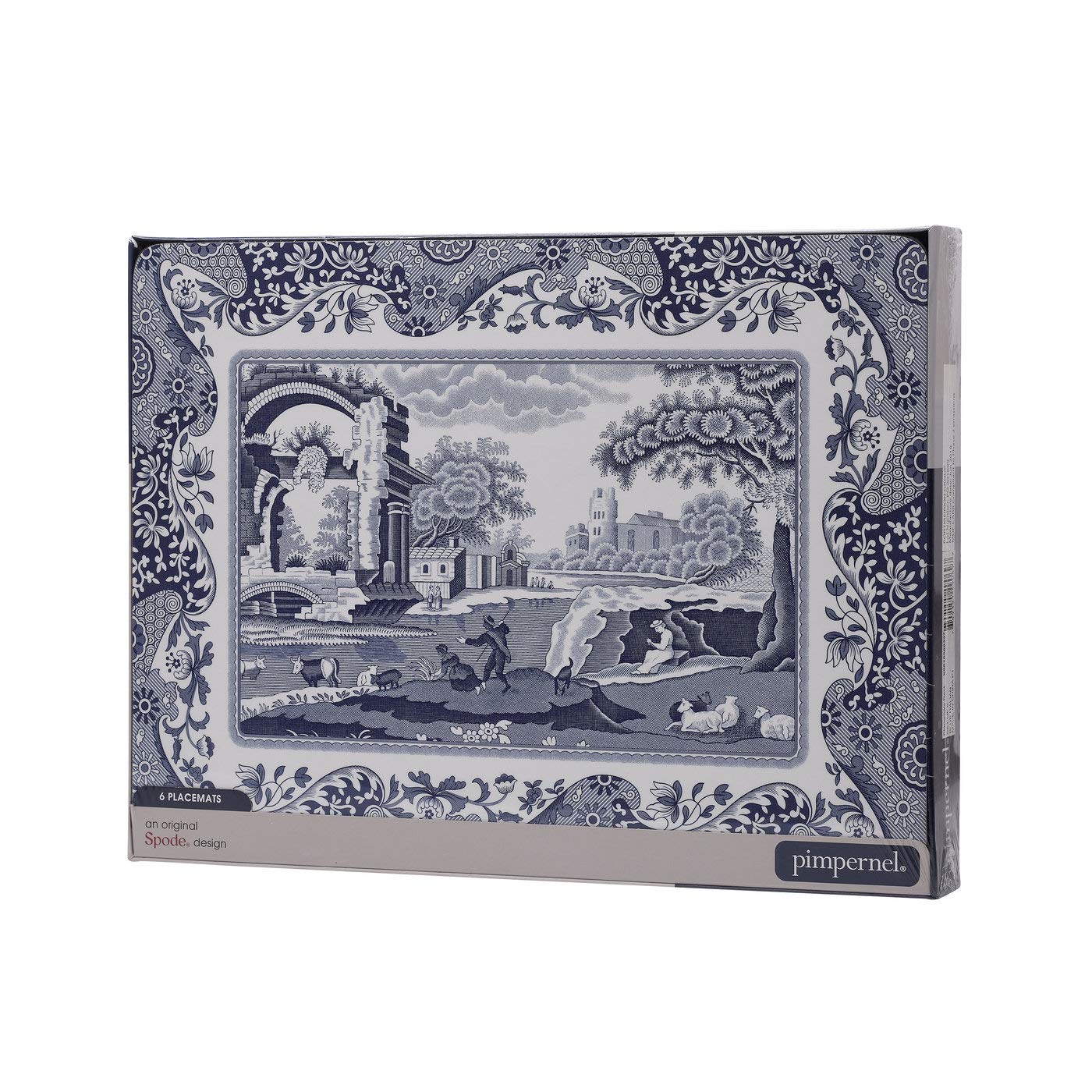 Spode Blue Italian 'SMALL SIZE' Placemats 12 x 9" (Box of 6) - Image 6