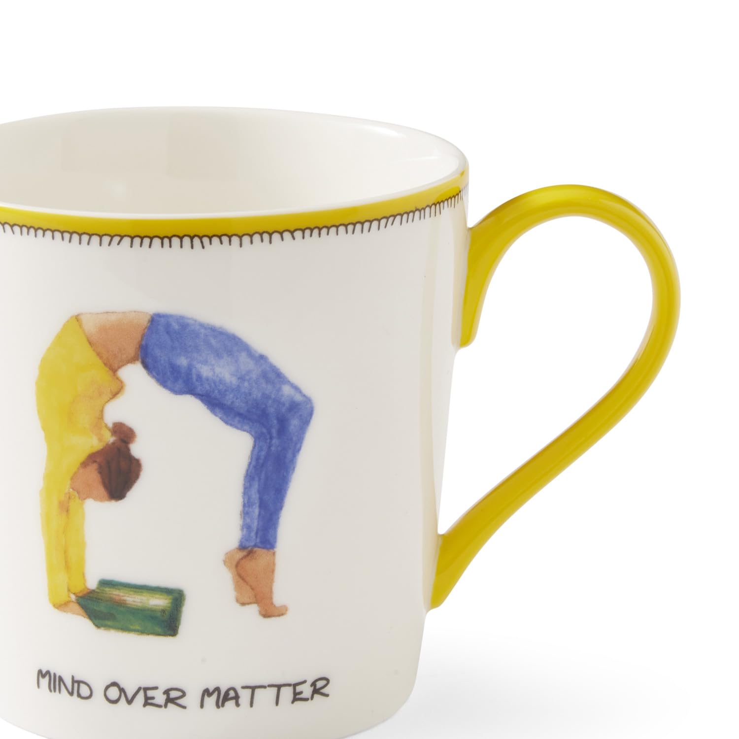 Spode Kit Kemp 12oz Doodle Mug | Mind Over Matter- Unique Doodle Pattern | Fine China | Dishwasher Safe | For Coffee and Tea | Ideal Celebration Gift | Home or Office Use - Image 5